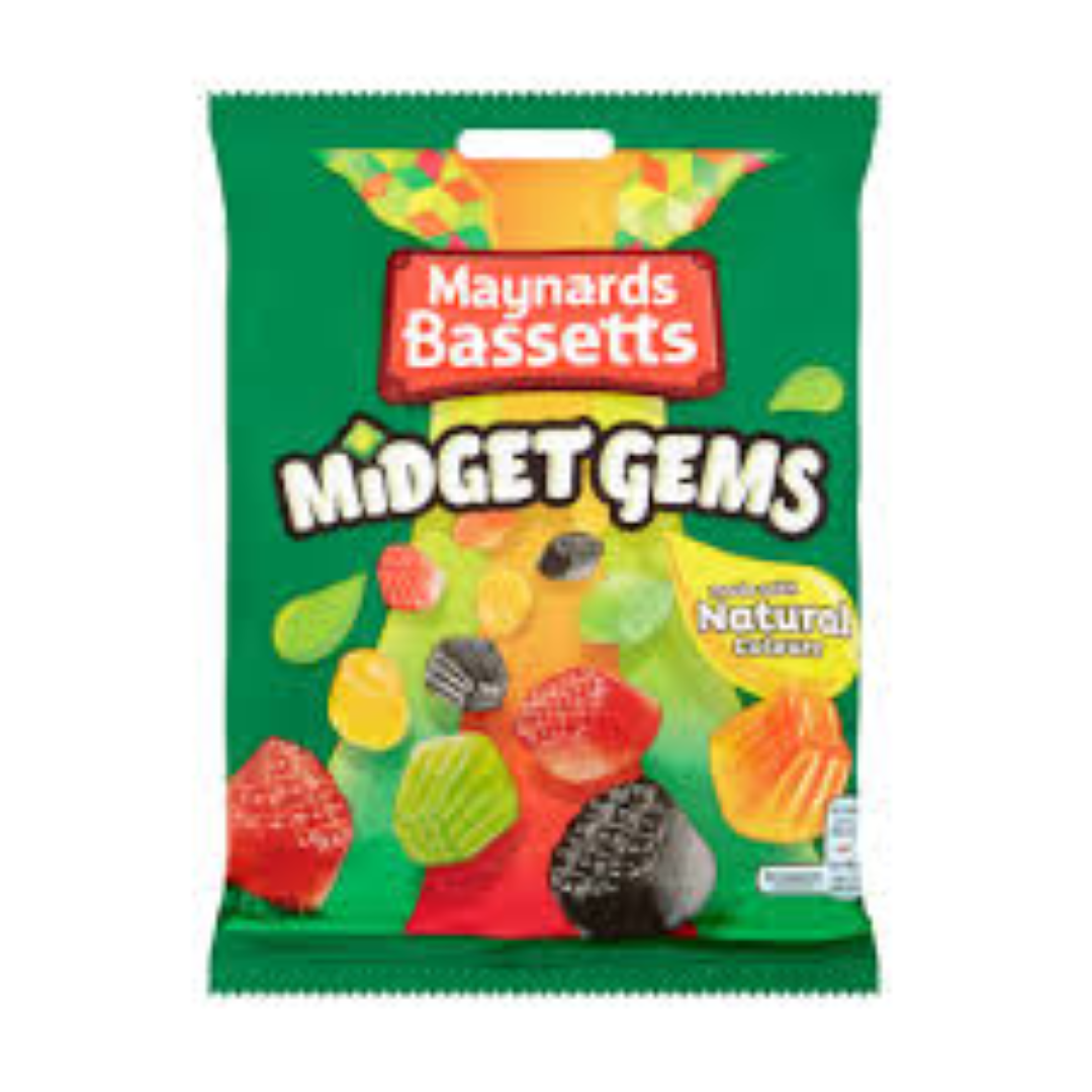 MAYNARDS BASSETTS MIDGET GEMS 160G